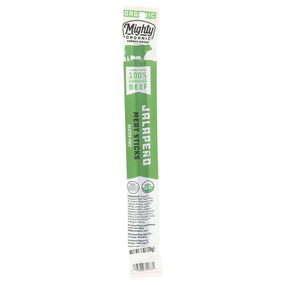 Organic Jalapeno Grassfed Beef Stick