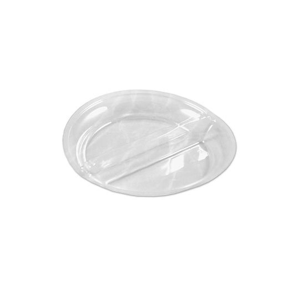 D&w Fine Pack Pet 4.7 Inch Round Parfait Dual Insert Tray, 400 Count