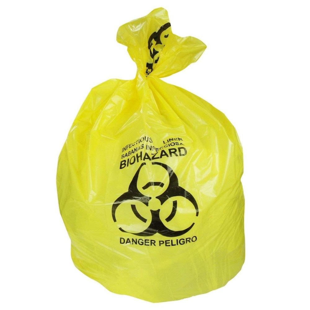 Heritage Bag Healthcare Yellow 1.30 Mil Can Liner For 40 To 45 Gallon Can, 40 X 46 Inch -- 200 Per Case