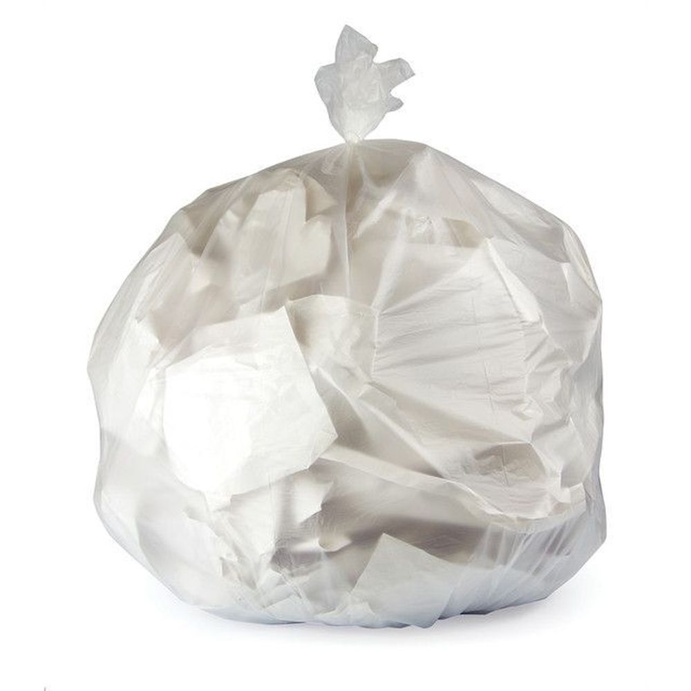Natural 12 mic HDPE Coreless Roll Can Liner for 40-45 Gallon Can
