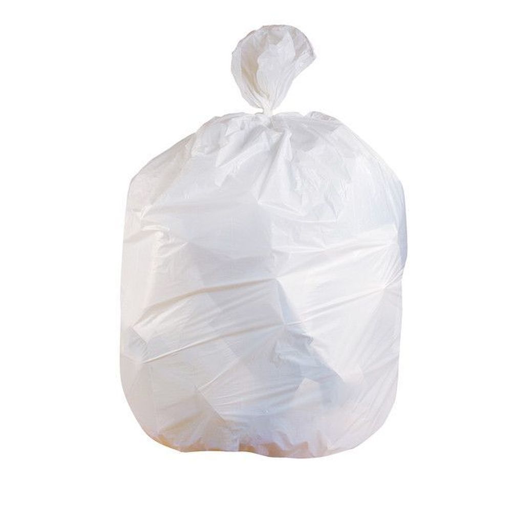 White 0.75 mil LLDPE Can Liner for 33 Gallon Can