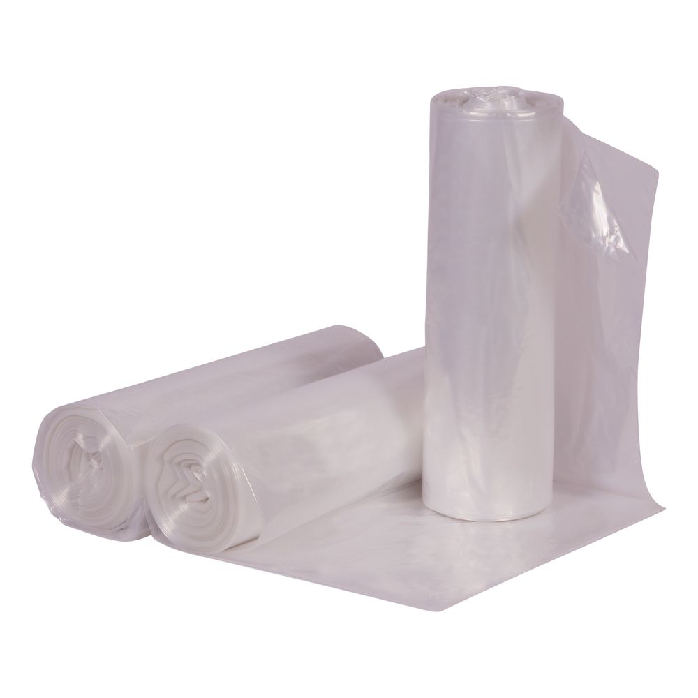 Eco Blend Clear LLDPE 0.80 mil PCR Max Can Liner for 23 Gallon Can