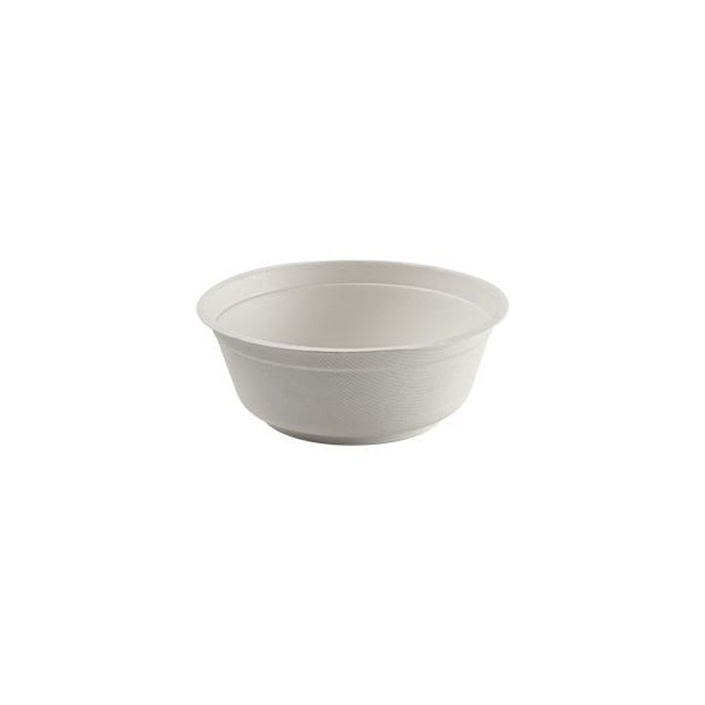 Natural White Plant Fiber Bowl