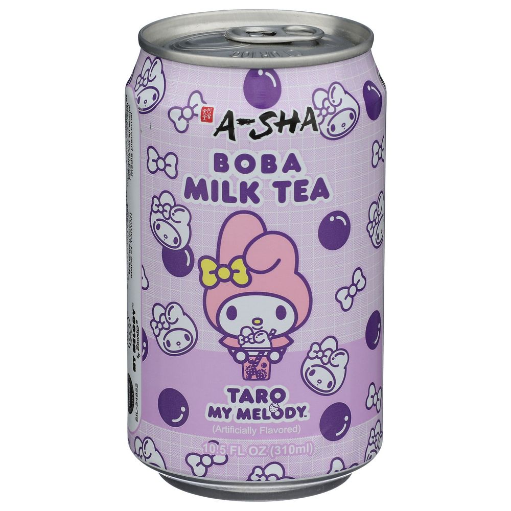 A-sha Taro My Melody Boba Milk Tea, 10.5 Fluid Ounce -- 12 Per Case