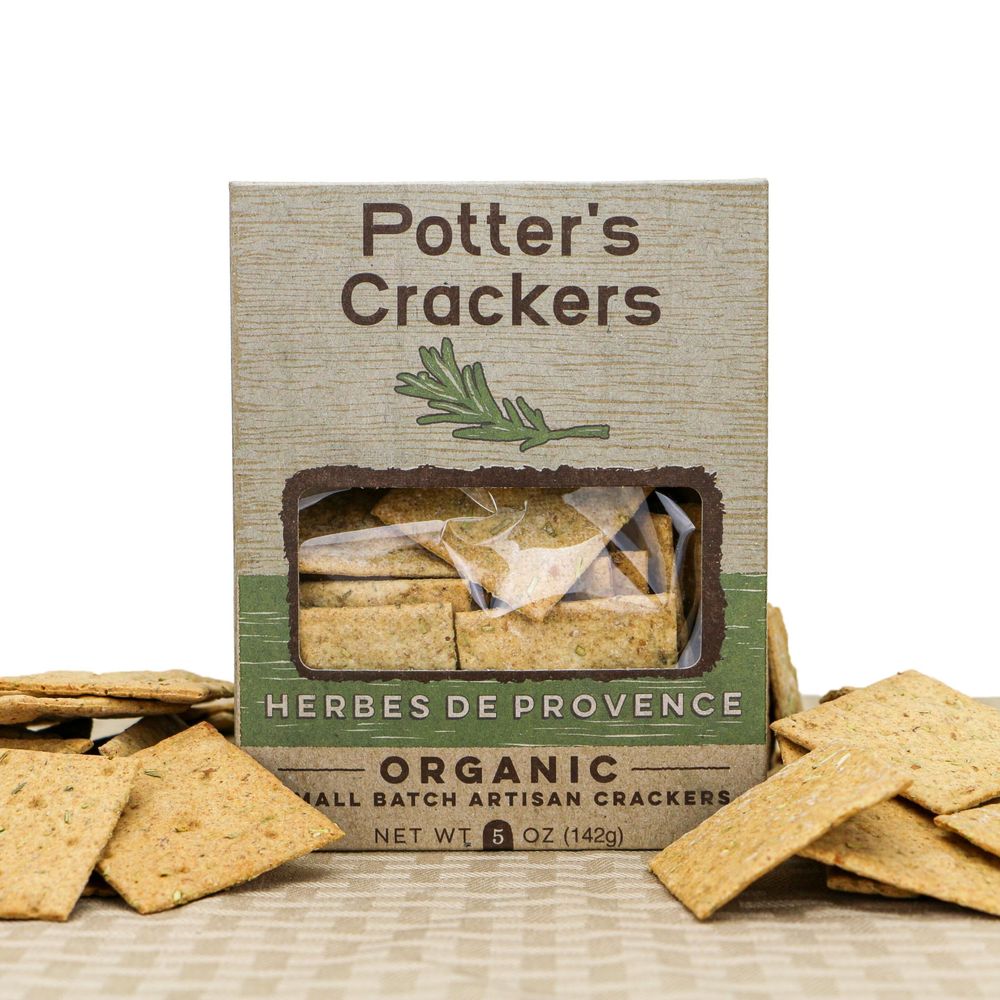 Potters Organic Herbes De Provence Crackers, 5 Ounce -- 12 Per Case