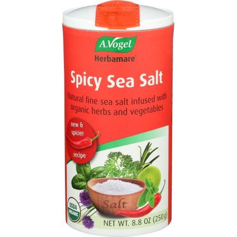 A Vogel Organic Herbamare Spicy Sea Salt, 8.8 Ounce -- 6 Per Case