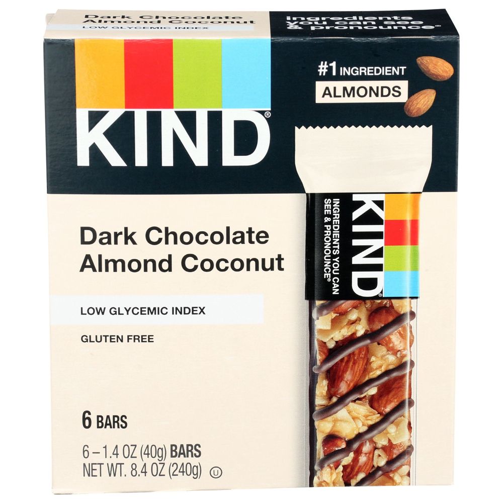 Dark Chocolate Almond Coconut Bar