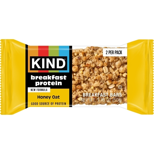 Kind Snacks Honey Oat Protein Breakfast, 1.76 Ounce, 6 Per Pack -- 5 Per Case