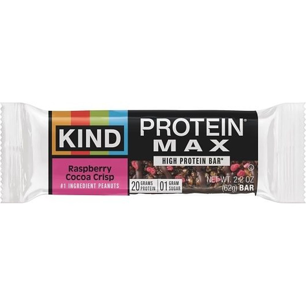 Protein Max Raspberry Cocoa Crisp High Protein Bar 2.17 Ounce
