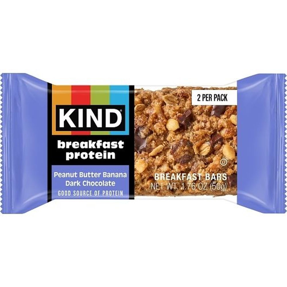 Peanut Butter Banana Dark Chocolate Breakfast Protein Bar
