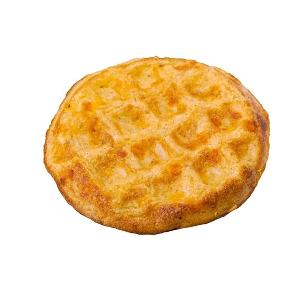 Cheesy Egg and Potato Waffle