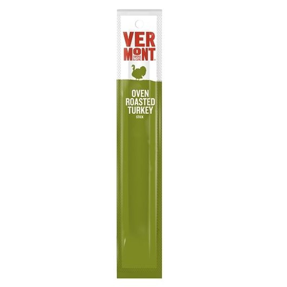 Vermont Smoke And Cure Oven Roasted Seasoned Turkey Sticks, 6 Ounce Pouch