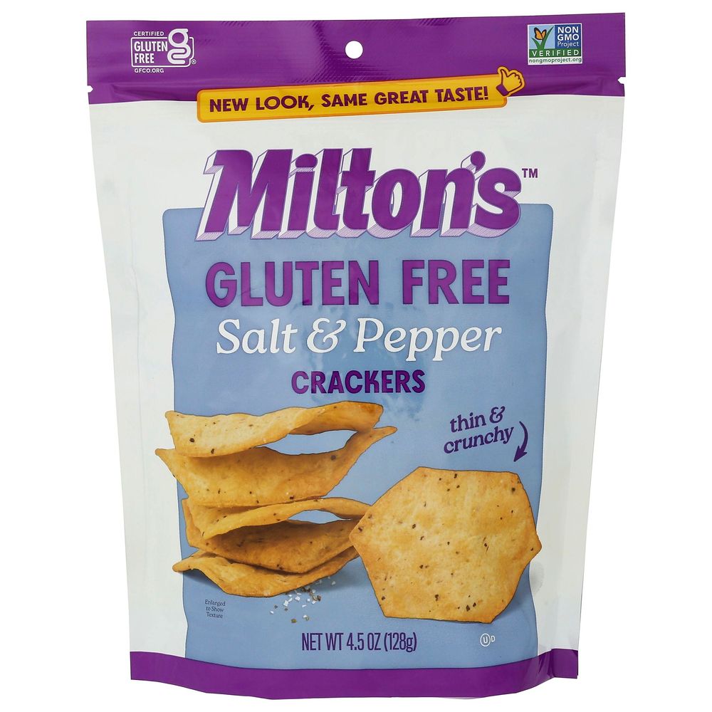 Gluten Free Salt and Pepper Crackers