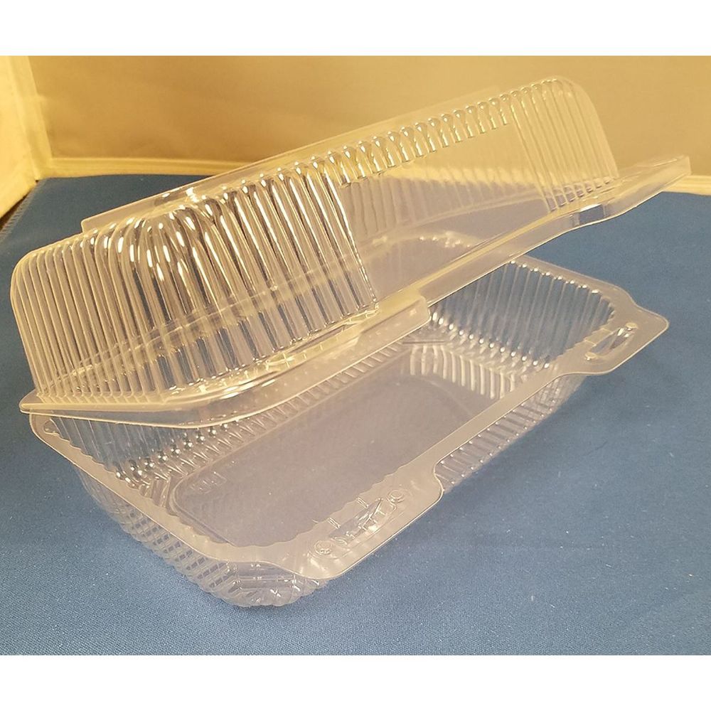 Clear OPS Hinged Container