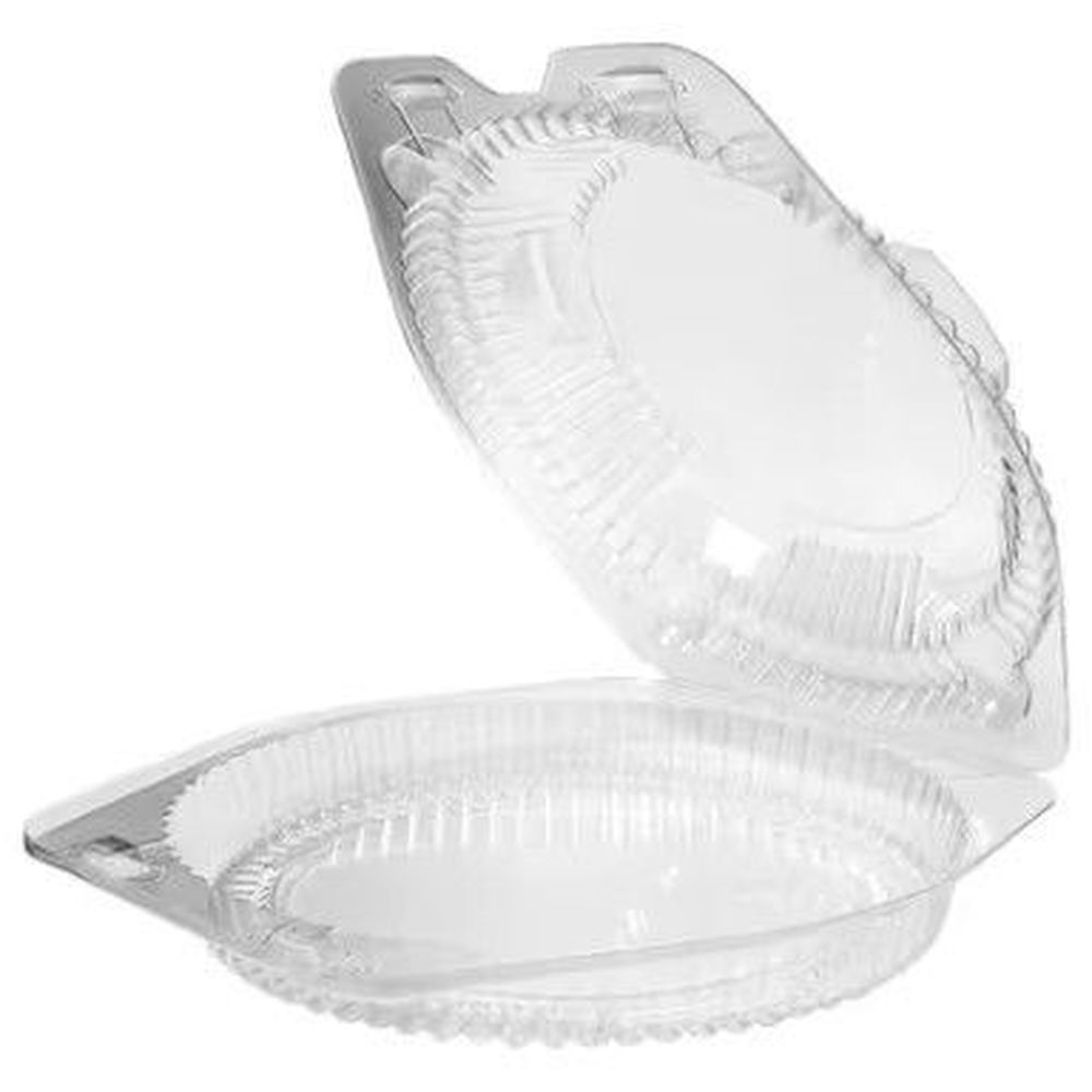 OPS 8 inch Shallow Hinged Pie Container