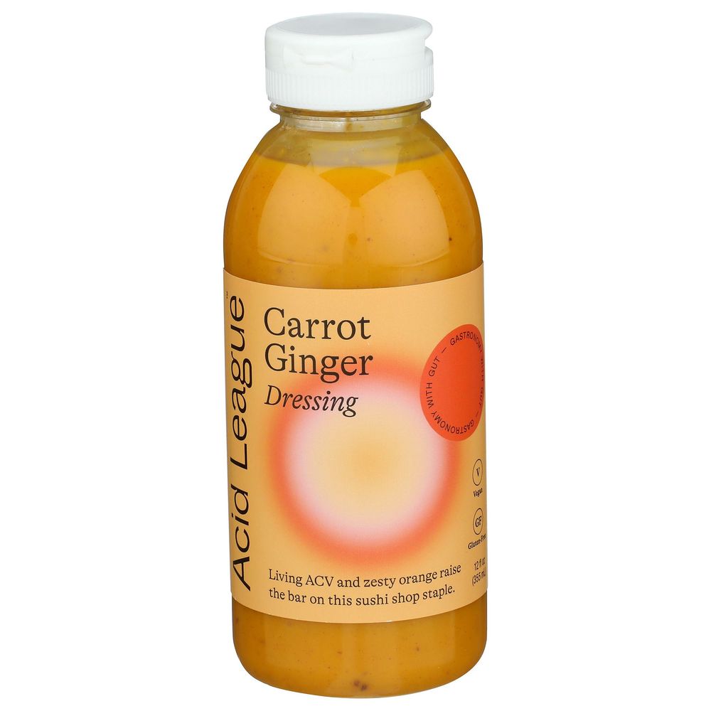 Acid League Carrot Ginger Dressing, 12 Fluid Ounce -- 6 Per Case