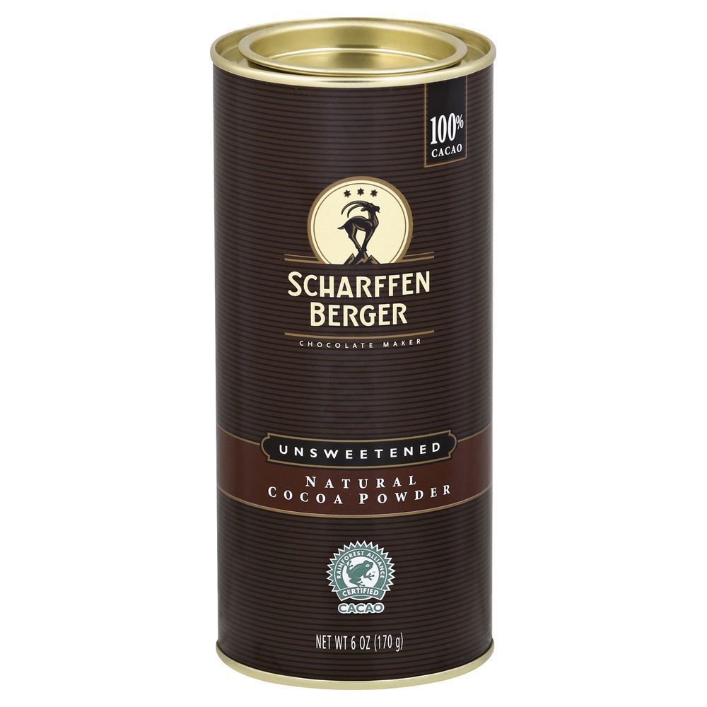 Scharffen Berger Unsweetened Natural Cocoa Powder, 6 Ounce -- 6 Per Case