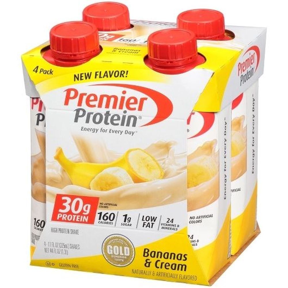 Bananas and Cream Protein Shake