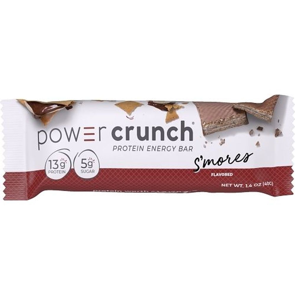 Power Crunch Barra Energética De Proteína Original De S'mores, 1.4 Onzas -- 72 Por Caja