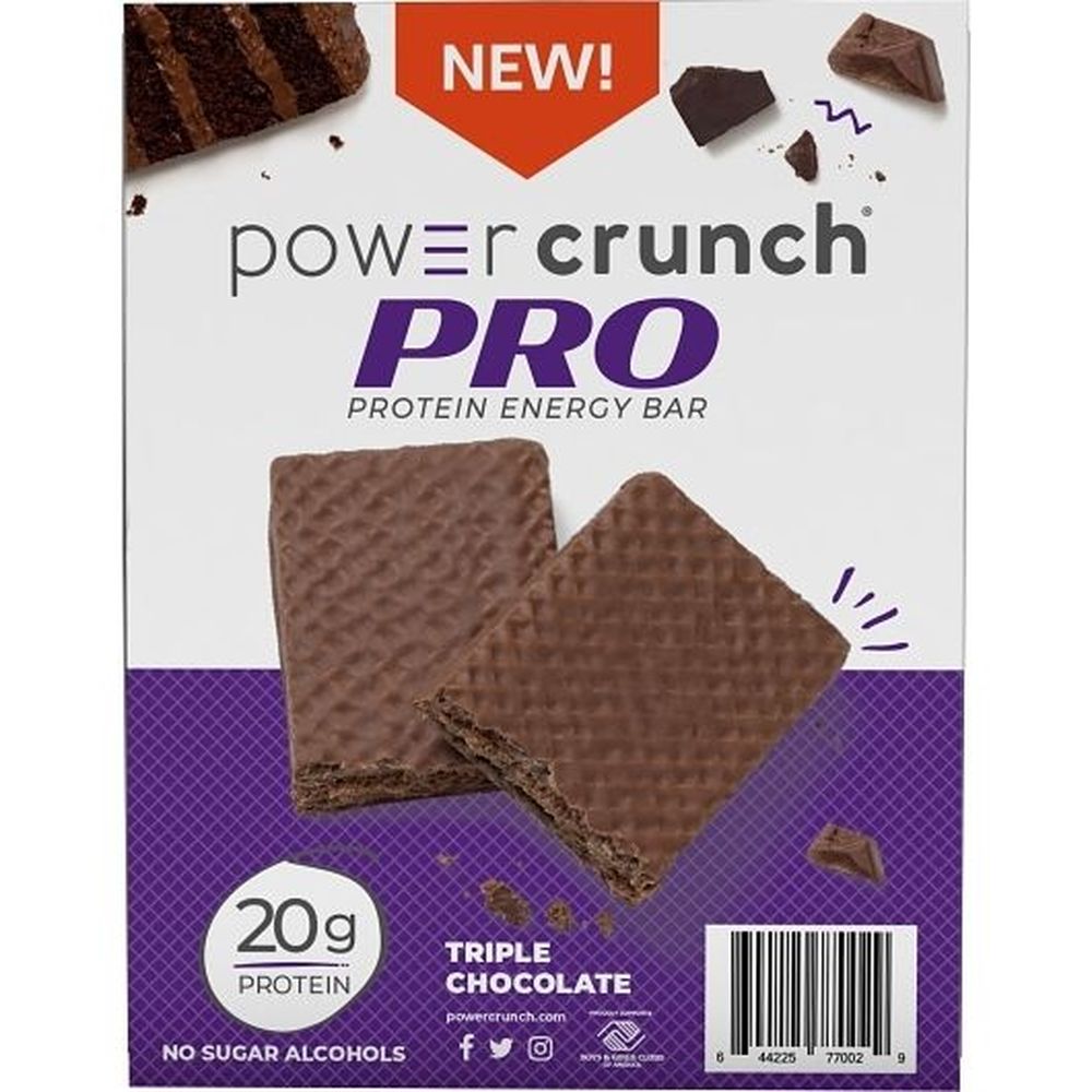 Power Crunch Triple Chocolate Protein Energy Bar, 2 Ounce -- 24 Per Case