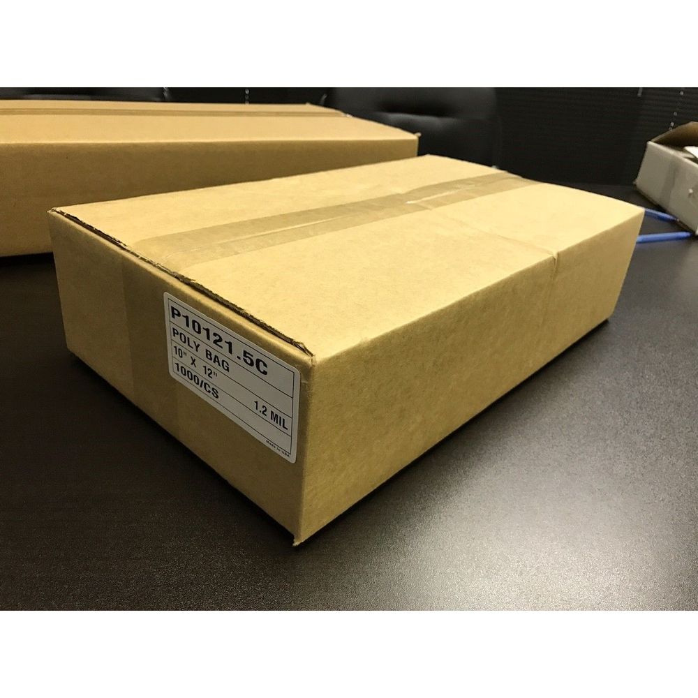 Pinnacle Plastics 1.5 Mil Clear Poly Bag, 10 X 12 Inch -- 1000 Per Case