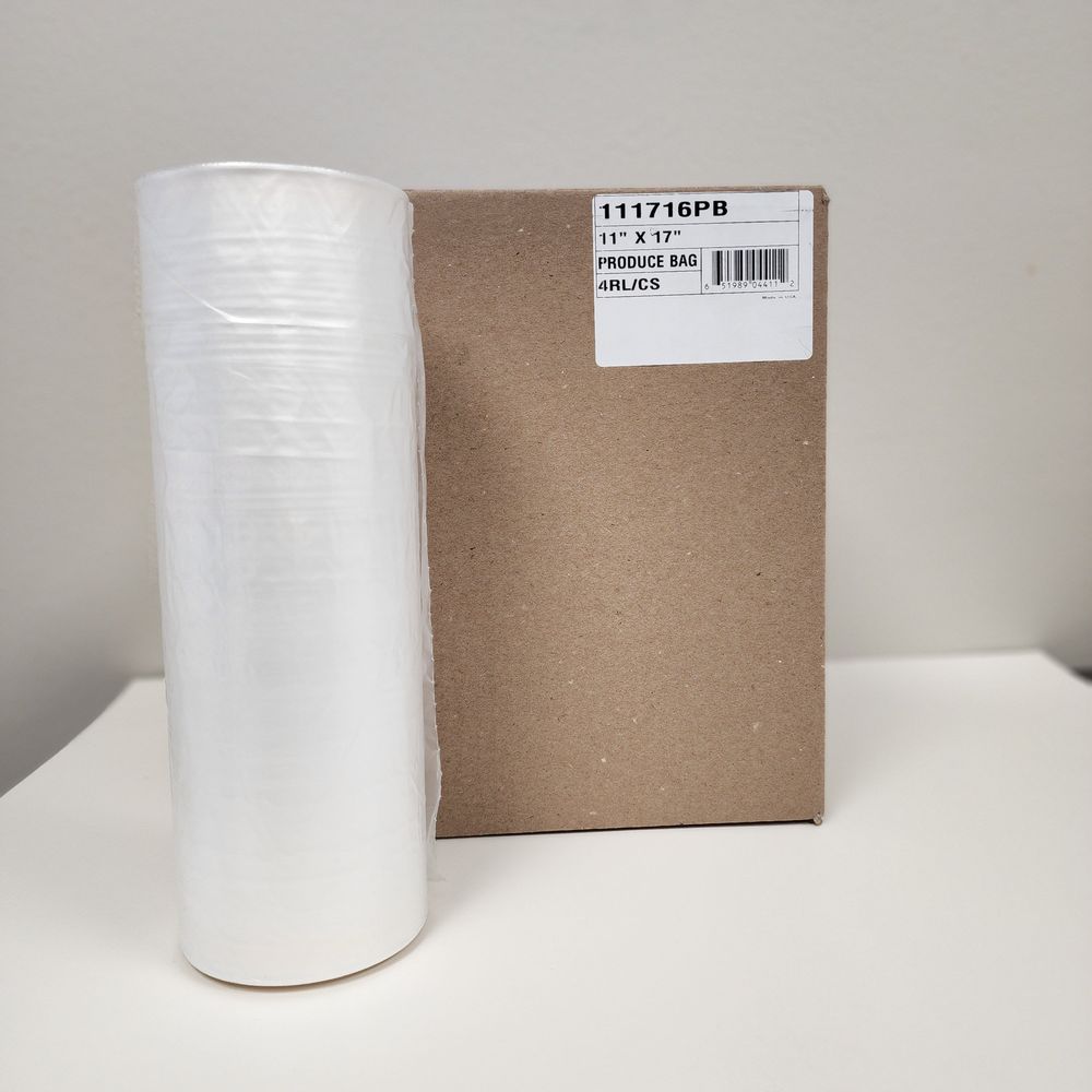 Pinnacle Plastics 16 Mic Clear Produce Bag, 11 X 17 Inch -- 1600 Per Case