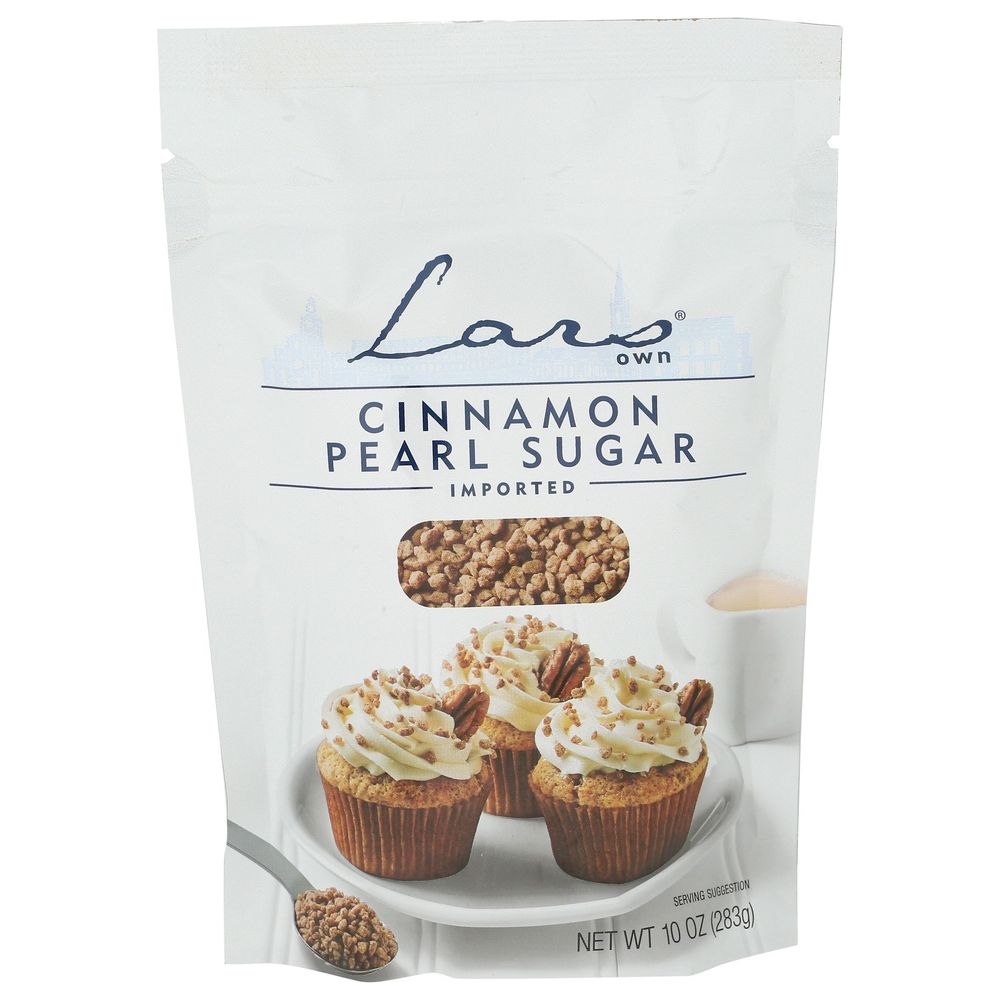 Lars Own Cinnamon Pearl Sugar, 10 Ounce -- 6 Per Case