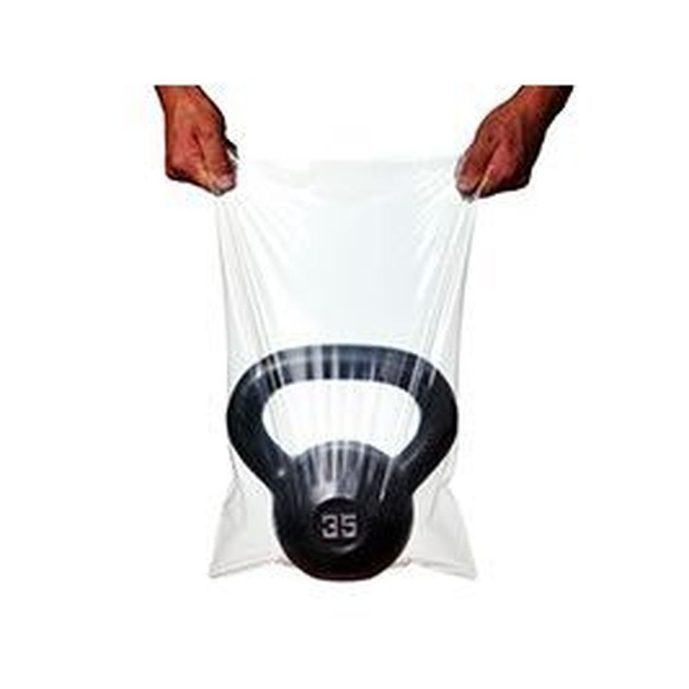 TUF-R Clear Standard 1 mil LLDPE Flat Bag 16 x 20 inch