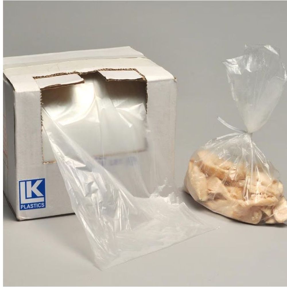 18 x 24 inch 1.1 mil HDPE Utility Bag with Twist Ties