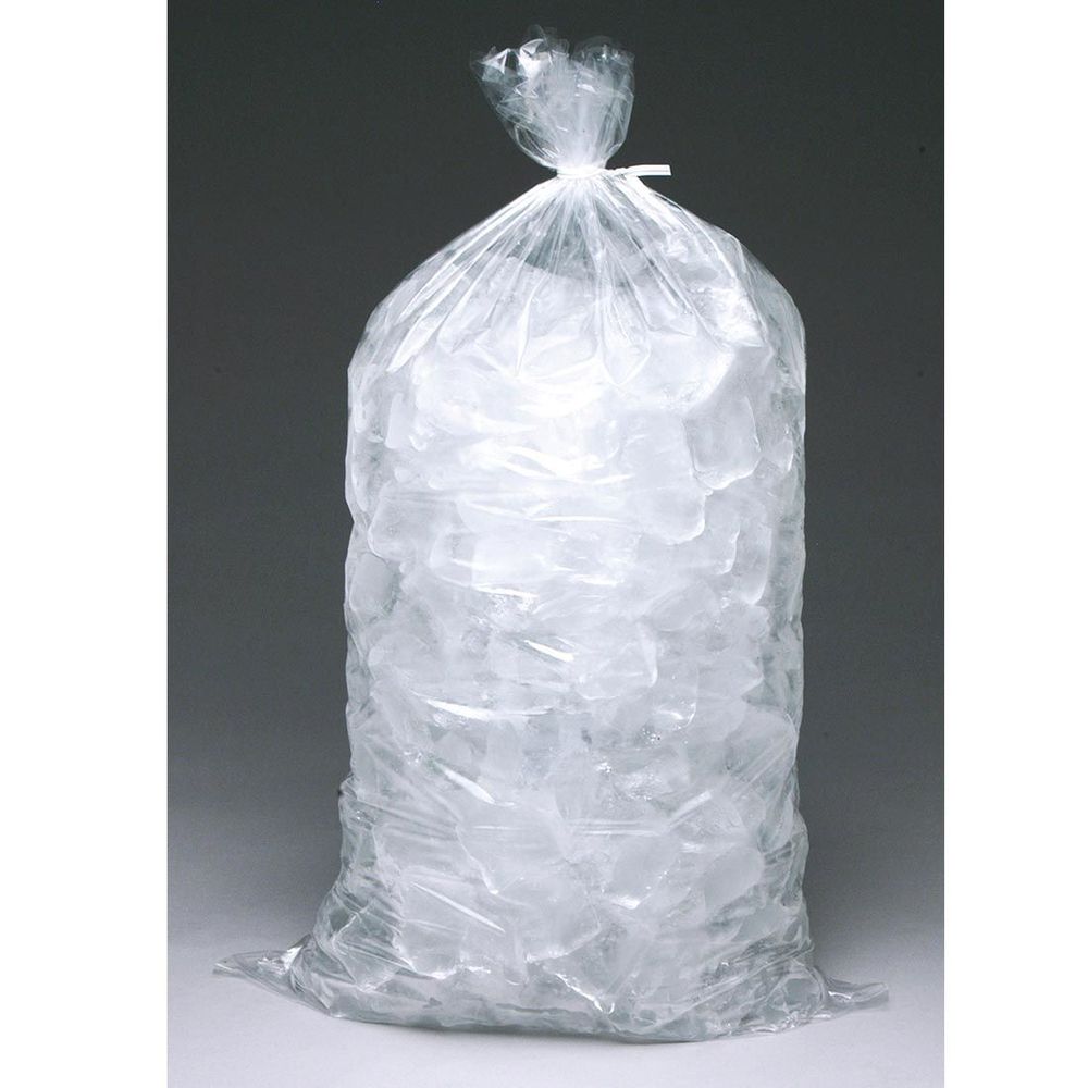 Elkay Plastics Clear 1.2 Mil Plain Metallocene Ice Bag, 9 X 18 Inch -- 1000 Per Case
