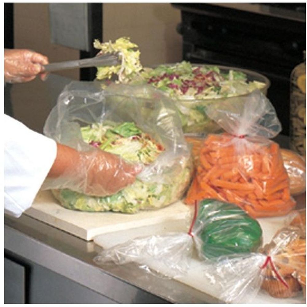Clear 2.0 mil LDPE Gusset Bag