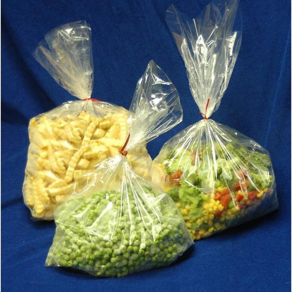Clear 1 mil Polypropylene Co-Extruded Bottom Gusset Bag 9 x 13 inch