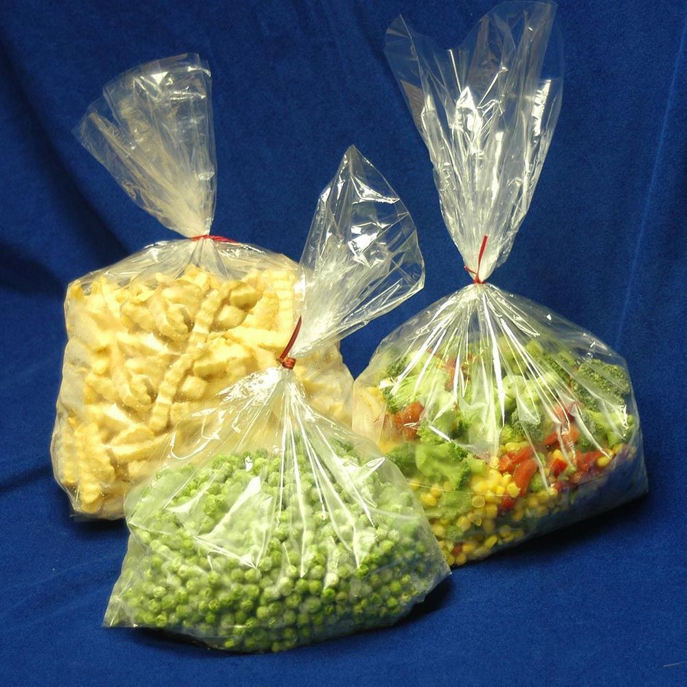 Clear 1 mil Polypropylene/LLDPE Co-Extruded Side Gusset Bag