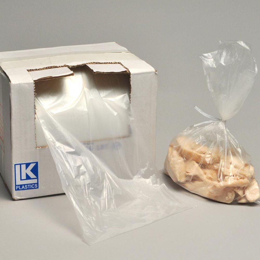 Clear 0.5 mil HDPE Utility Bag with Twist Ties