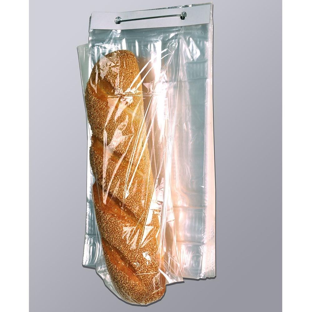 0.8 mil Polypropylene Co-Extruded Bottom Gusset Bag on Wicket Dispenser 9 x 13 inch