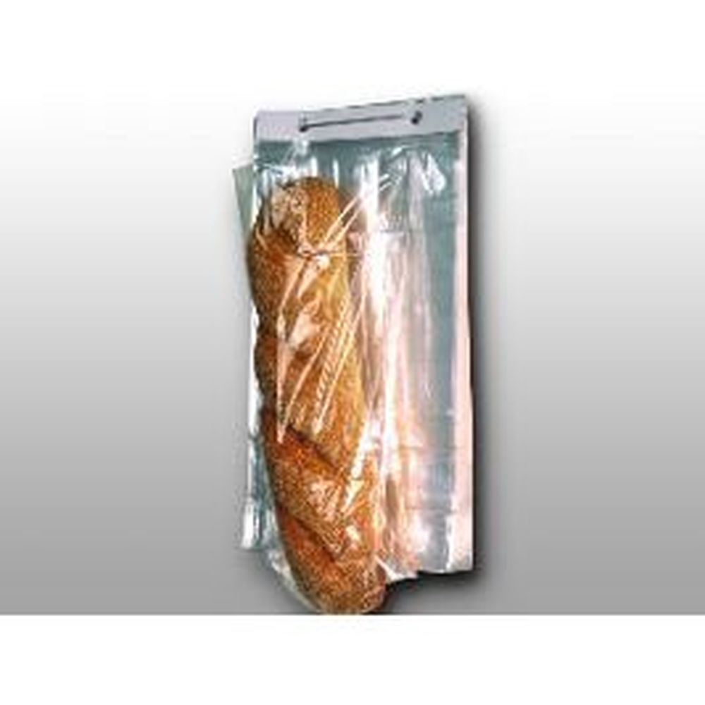 0.8 mil Polypropylene Co-Extruded Bottom Gusset Bag on Wicket Dispenser 12 x 16 inch