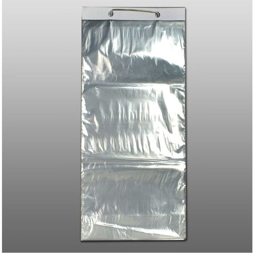 Clear 1 mil LDPE Gusset Bag On Wicket Dispenser