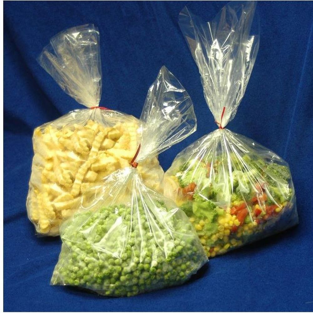 Clear 0.8 mil Polypropylene/LLDPE Co-Extruded Side Gusset Bag 5.5 x 4.75 x 16 inch