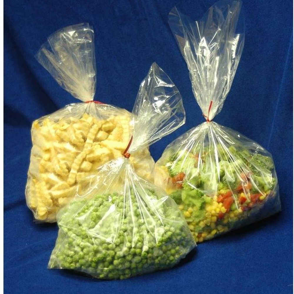 Clear 0.8 mil Polypropylene/LLDPE Co-Extruded Side Gusset Bag 5.5 x 4.75 x 19 inch
