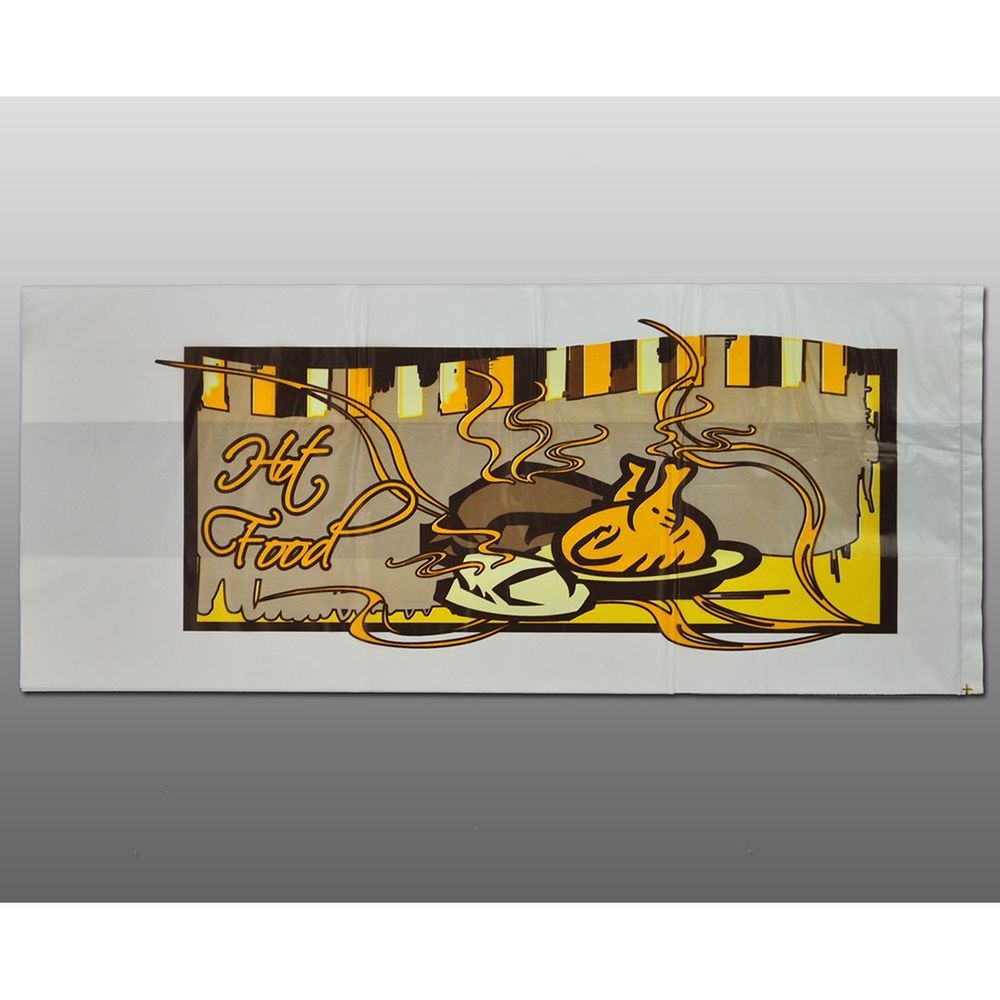 Number 8 High Density Hot Food Bag with Print