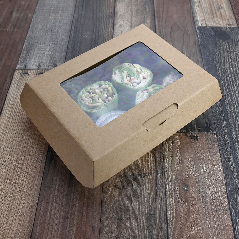 ReadyFresh Kraft Medium To Go Container with Clear Window
