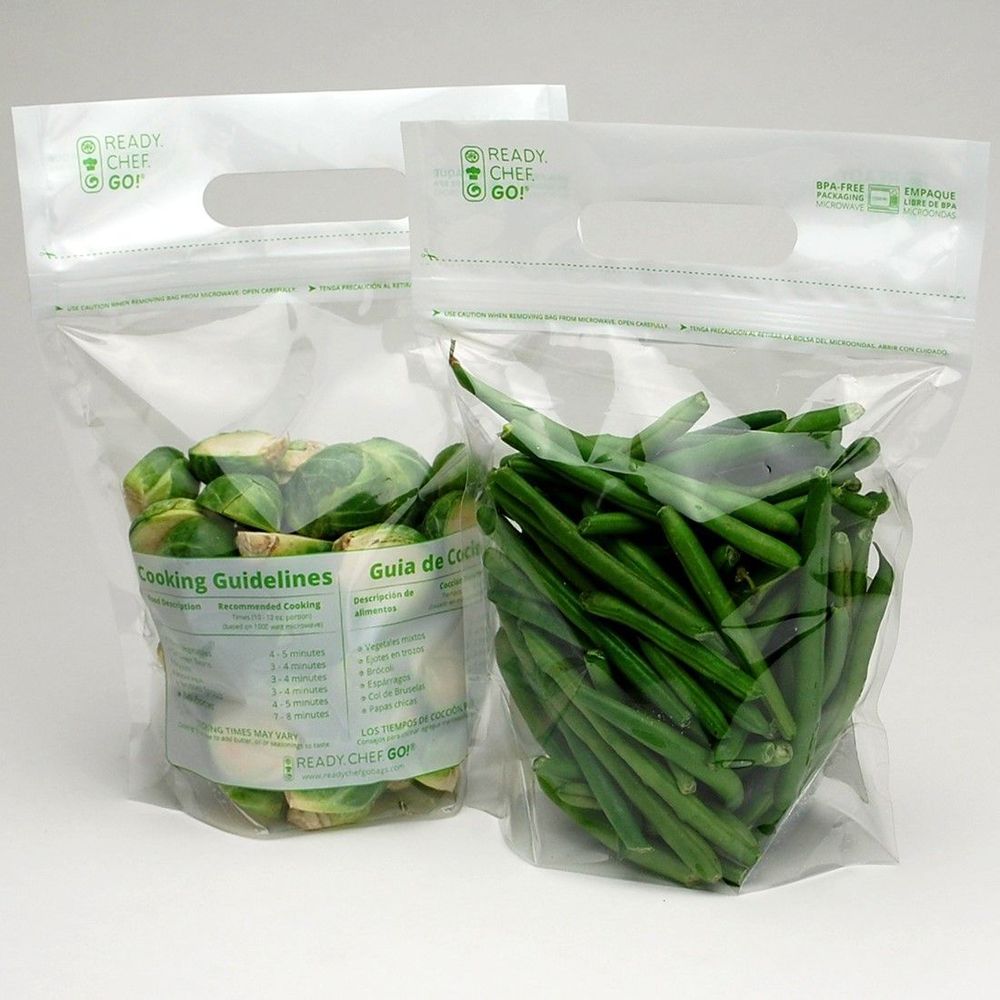 Ready Chef Go 2.5 mil Produce Pouch 7.5 x 11 inch