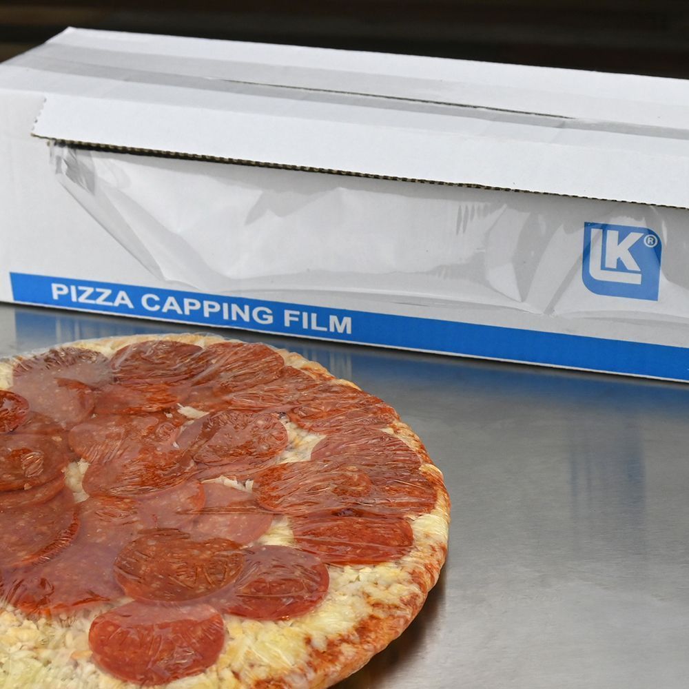 30 X 30 inch 0.6 mil Polyolefin Pizza Capping Film