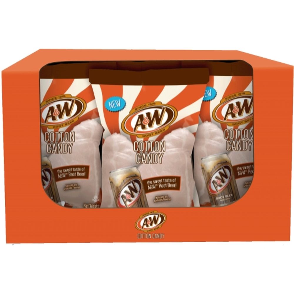A&w Root Beer Cotton Candy, 3.1 Ounce -- 12 Per Case