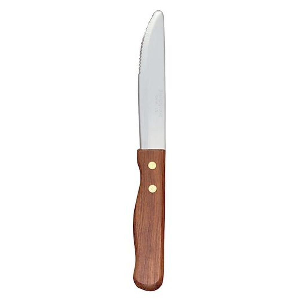 Libbey 13/0 Stainless Steel 10 Inch Beef Baron Steak Knife With Rosewood Handle, 12 Count