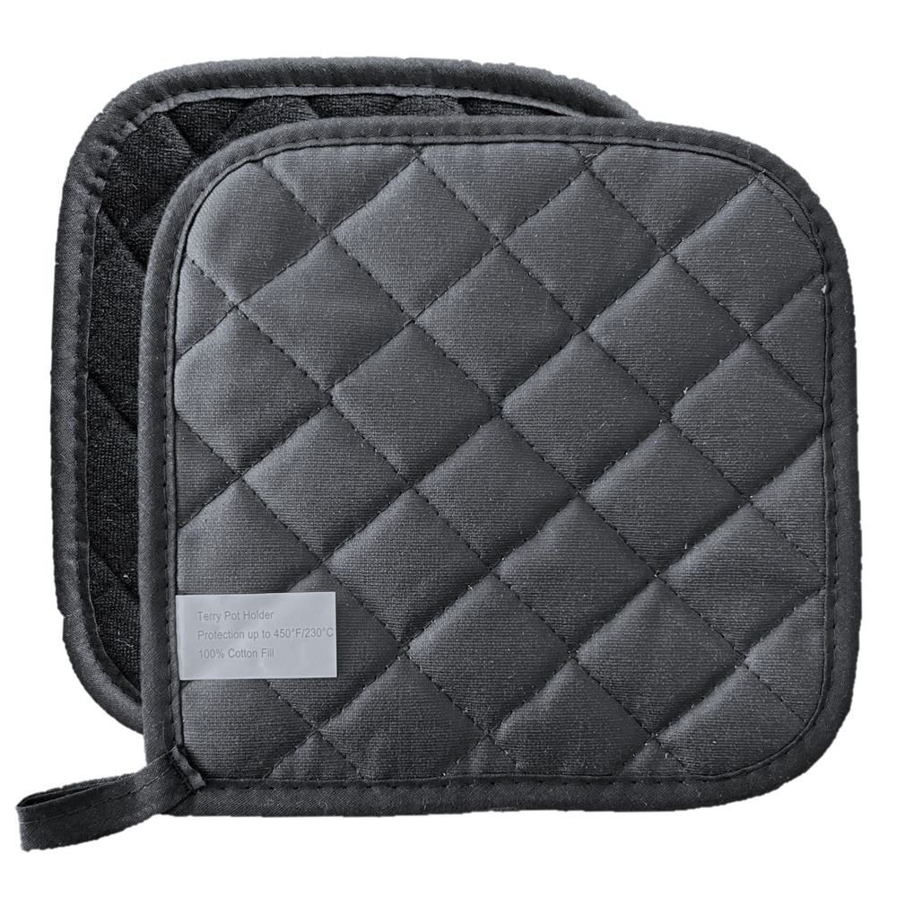 Ctc Black Canvas Pot Holder -- 12 Per Case