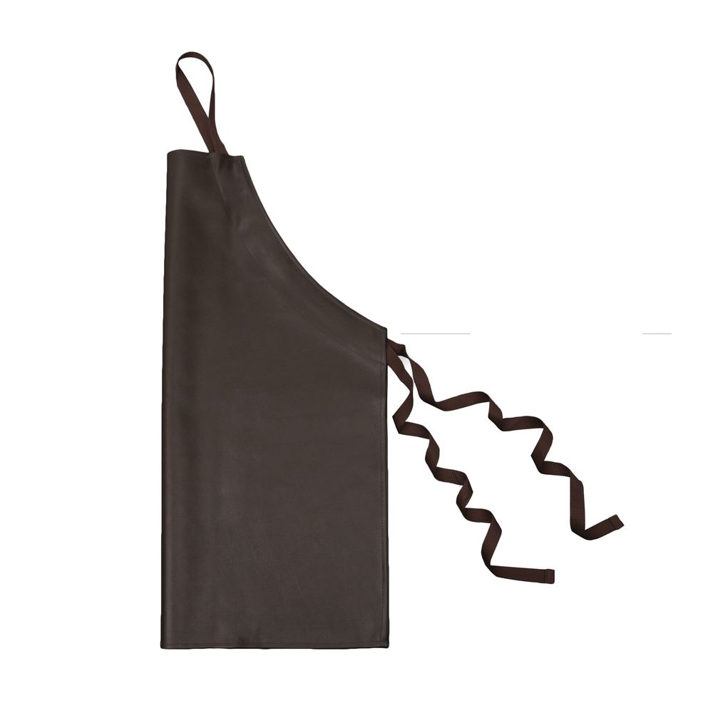 Ctc Brown Vinyl Bib Apron, 26 X 28 Inch -- 3 Per Case