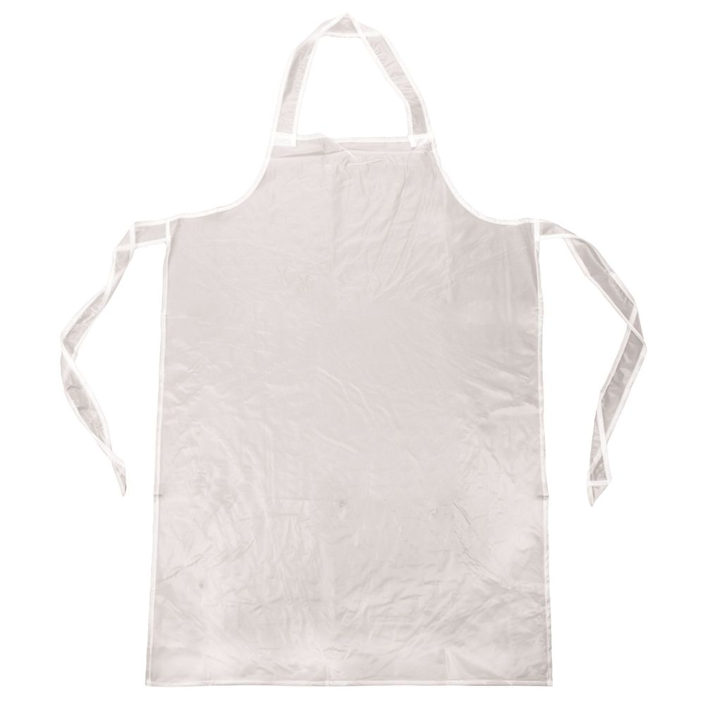 Ctc Clear Vinyl Bib Apron, 34 X 47 Inch -- 3 Per Case