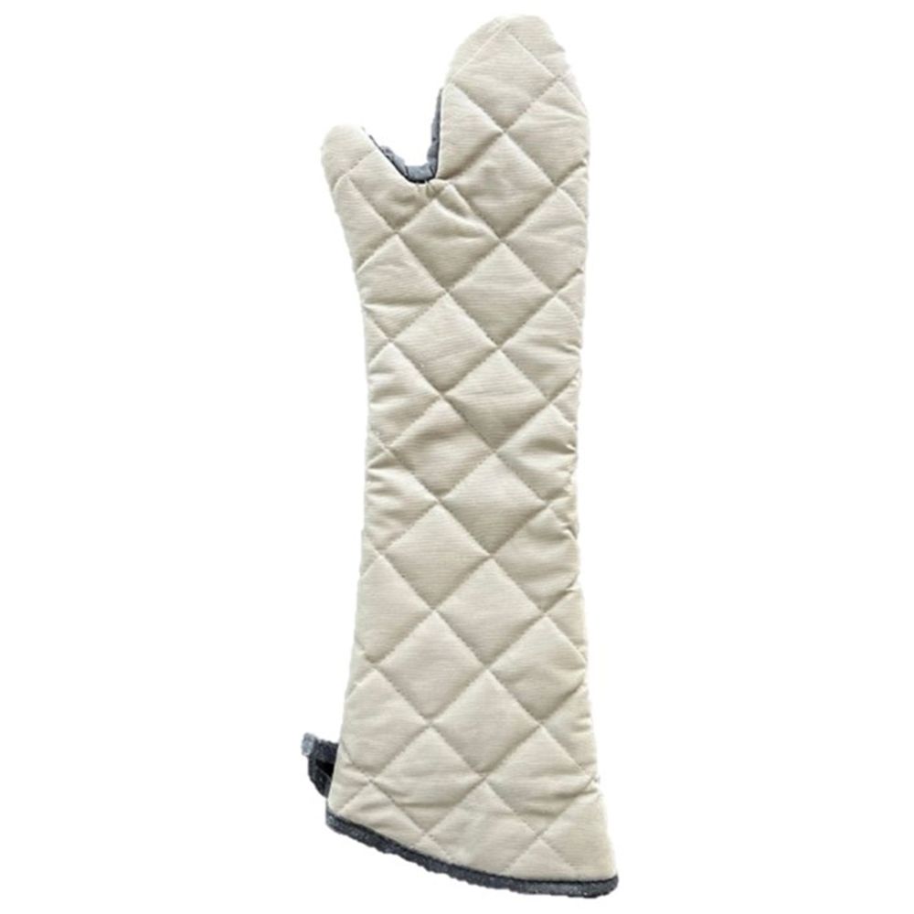 Beige Canvas Oven Mitt