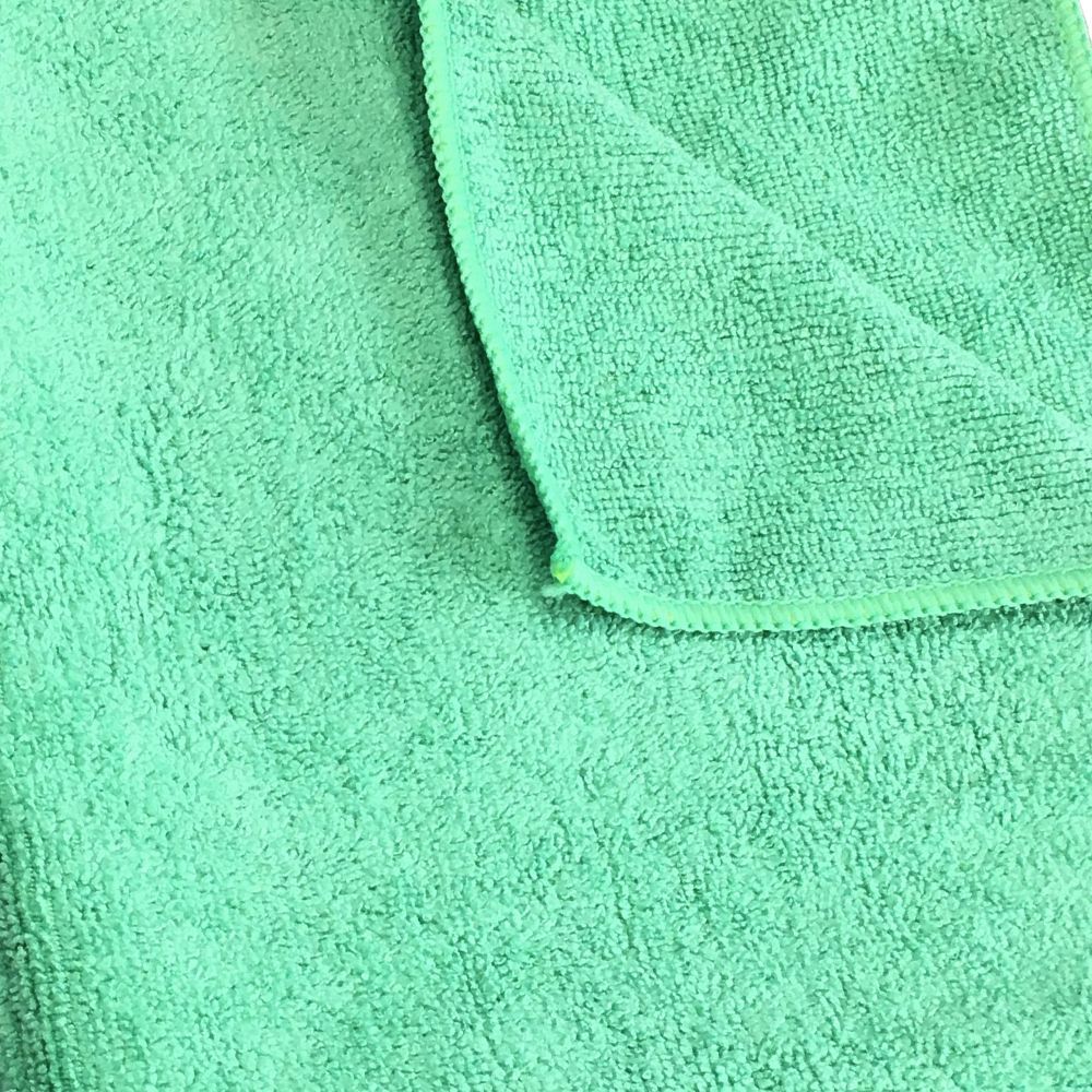 Green 275 GSM Microfiber Terry Cloth